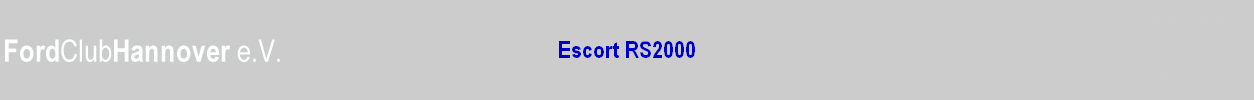 Escort RS2000