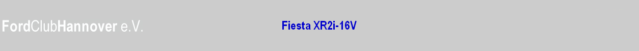 Fiesta XR2i-16V