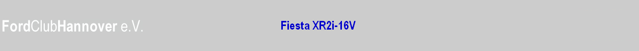 Fiesta XR2i-16V