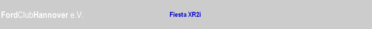 Fiesta XR2i